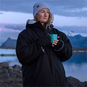 Dryrobe Advance Long Sleeve Change Robe V3 DR104V3 - Black / Grey